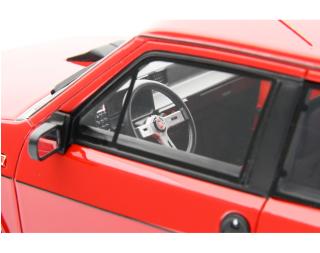 Fiat Ritmo 105 TC 1981 Rosso Laudoracing 1:18 Resinemodell (Türen, Motorhaube... nicht zu öffnen!)